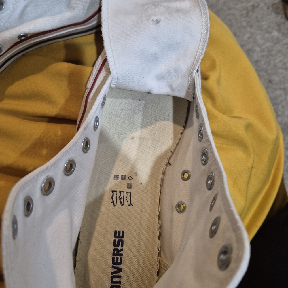 Converse All Star White Canvas Sneakers - Picture 2 of 5